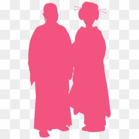 Japanese Silhouette, HD Png Download - png traditional clothing