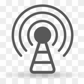 Web Icon Wireless-tower - Gold Podcast Icon, HD Png Download - tower icon png
