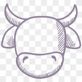 Drawing Of A Cow Head, HD Png Download - barn icon png