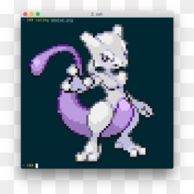 Enter Image Description Here - Shiny Mewtwo Hama Beads, HD Png Download - caca png