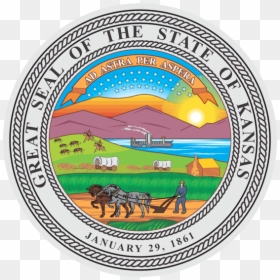 Kansas State Seal Png, Transparent Png - kansas state logo png
