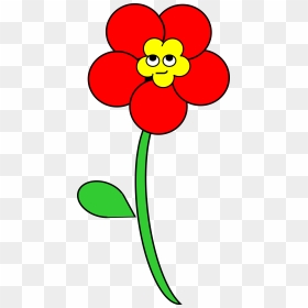 Smiling Poppy - Smiling Flower Clip Art, HD Png Download - red poppy png