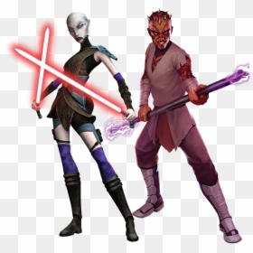 Premium Eras Legends - Star Wars Clone Wars Sith Girl, HD Png Download - sith eyes png