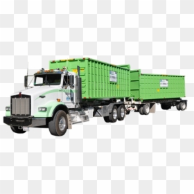 Picture - Trailer Truck, HD Png Download - green box png