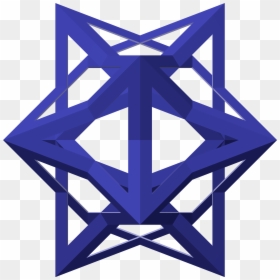 Rhombic Triacontahedron 2 , Size M, 2-fold - Forme Géométrique, HD Png Download - fold png