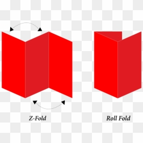 Z-fold, Roll, Gate, Brochure, Flyer, Printing, Samui, - Three Fold, HD Png Download - fold png