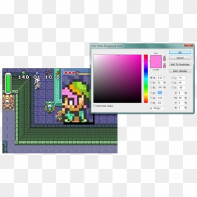 Link To The Past Link Pink Hair, HD Png Download - a link to the past png