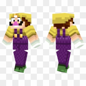 Minecraft Skin Super Mario, HD Png Download - wario png