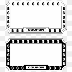 Blank Coupon Template, HD Png Download - coupon png