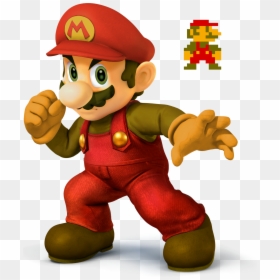 Nes Mario Smash Bros, HD Png Download - wario png