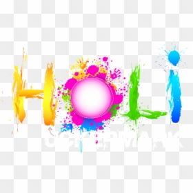Holi Png, Transparent Png - happy diwali text png