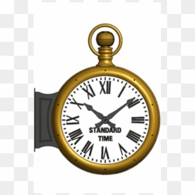 Trainstation Clock, HD Png Download - pocket watch png