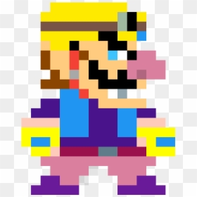 Wario Sprite Mario Maker, HD Png Download - wario png