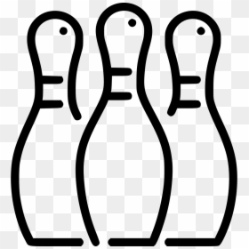 Outline Bowling Pin Png, Transparent Png - bowling png