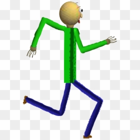 #freetoedit Running Baldi - Cartoon, HD Png Download - baldi png