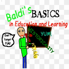 Baldi's Basics In Education And Learning Model, HD Png Download - baldi png