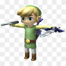 T Pose Toon Link, HD Png Download - toon link png