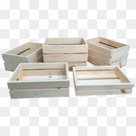Short Wooden Crate, HD Png Download - crate png