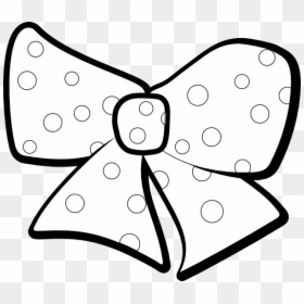 Cartoon Black And White Bow, HD Png Download - outline png
