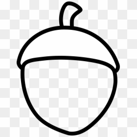 Acorn Clipart Black And White, HD Png Download - outline png