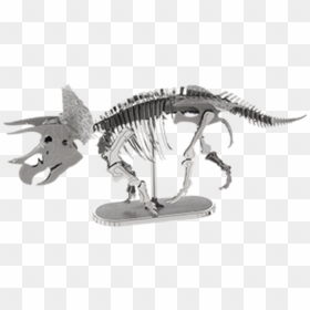 Metal Earth Dinosaur, HD Png Download - triceratops png