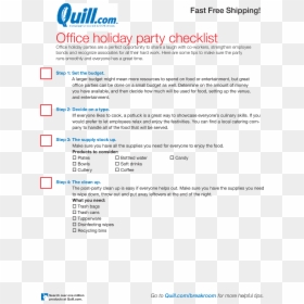 Quill Office Supplies, HD Png Download - holiday png