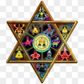 All Bill Cipher Forms, HD Png Download - bill cipher png