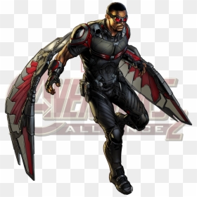 Avengers Falcon Marvel, HD Png Download - captain falcon png