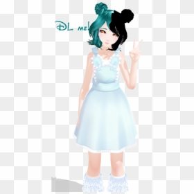 Mmd Model Dl Download, HD Png Download - melanie martinez png