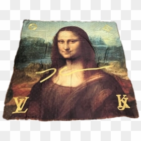 Louis Vuitton Mona Lisa Scarf, HD Png Download - cara delevingne png