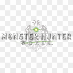 Monster Hunter World Title, HD Png Download - monster hunter world logo png