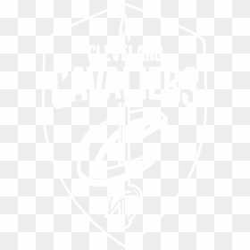 Cleveland Cavaliers Logo Black And White, HD Png Download - cavs logo png