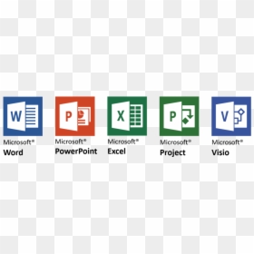 Microsoft Word Excel Access Powerpoint, HD Png Download - excel logo png