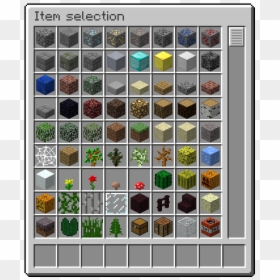Old Minecraft Creative Inventory, HD Png Download - minecraft item png