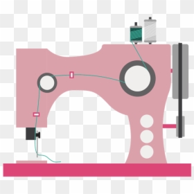 Sewing Machine - Silueta Maquina De Coser, HD Png Download - embroidery machine png