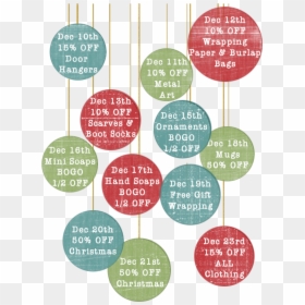 Don"t Miss Out On These Fabulous Deals As You Finish - Circle, HD Png Download - 12 days of christmas png