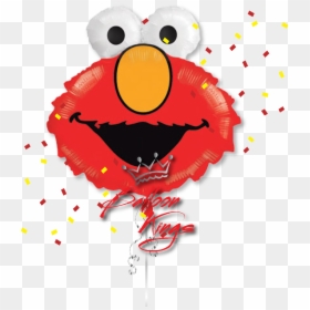 Elmo Head - Sesame Street Foil Balloon Bouquet, HD Png Download - elmo.png