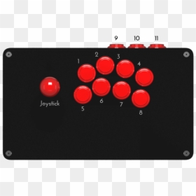 Figure Of Buttons - Tablet Computer, HD Png Download - fightstick png