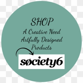 Shop Society6 Badge - Society6, HD Png Download - society6 png