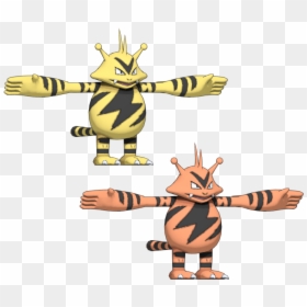 Download Zip Archive - Electabuzz Models Resource, HD Png Download - electabuzz png