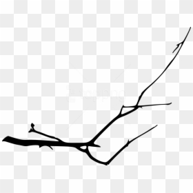 Free Png Simple Tree Branch Png - Silueta De Rama Png, Transparent Png - simple tree png