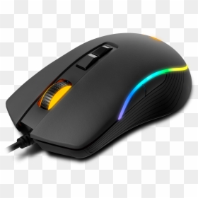Led Gaming Mouse Krom Nxkromkane Rgb Black, HD Png Download - fightstick png