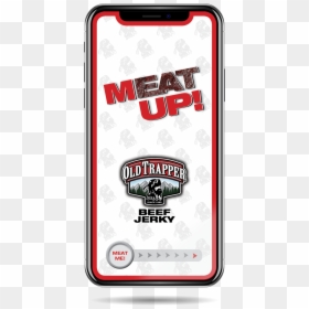 Iphone Beef Jerky App Meatup - Old Trapper, HD Png Download - beef jerky png