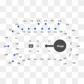 Key Arena Concert Seating Chart, HD Png Download - blake shelton png