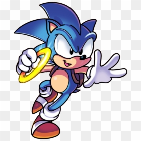 Satam Sonic - Cartoon, HD Png Download - sonic hedgehog png