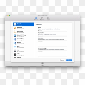 Apple Configurator - Profile - Apple Configurator Profile, HD Png Download - airplay icon png