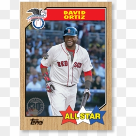 David Ortiz 2021 Topps Baseball Series 2 1987 All Star - Topps 2021 Baseball Cards, HD Png Download - david ortiz png