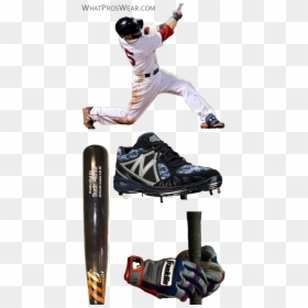 Dustin Pedroia Bat, Dustin Pedroia Batting Gloves, - Jumping, HD Png Download - david ortiz png