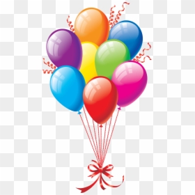 Birthday Balloons Png Clipart - Balloons No Background Png, Transparent Png - word balloons png