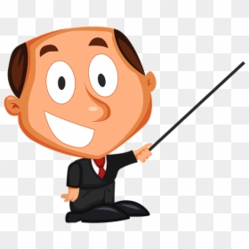 Cartoon For Presentation Powerpoint, HD Png Download - person presenting png